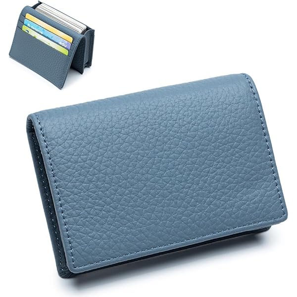 Amazon | [モズ] moz カードケース レディース 本革 シンプル 名刺入れ