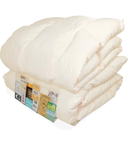 フランスベッドオールシーズン羽毛布団2枚合せハンガリーホワイトグースダウン95% フランスベッド 羽毛掛けふとん 2枚合わせ フランスベッド シングル