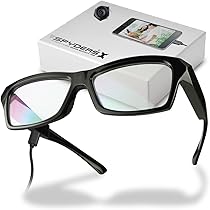 高性能眼鏡型フルハイビジョンビデオ(特価) Amazon.co.jp: スパイダーズエックス(SPYDERSX) スパイカメラ 4K