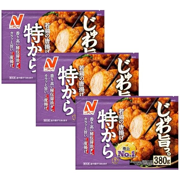 Amazon | [冷凍] 6袋 ニチレイ 冷凍食品 唐揚げ 特から 380g 6袋