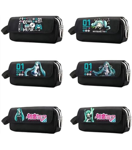 Amazon.co.jp: SHAOYAO Miku 初音ミク 二次元 美少女 筆箱 筆入れ 文具