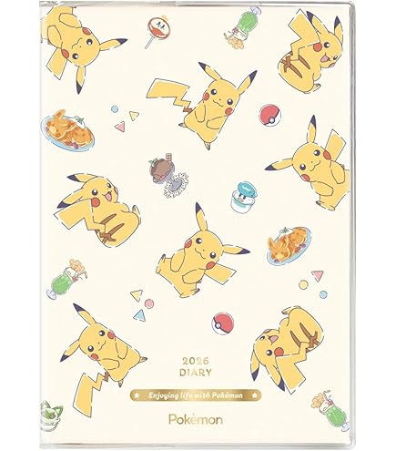 Amazon.co.jp: カミオジャパン ポケモン ピカチュウ 手帳 2024年 B6