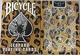 自転車Leopardのデッキトランプ - Leopardのスキンバックのデザイン Bicycle Leopard Deck Playing Cards - Leopard Skin Back Design