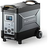 ALLPOWERS R4000 ポータブル電源 リン酸鉄リチウム6500回サイクル 3600W/3600Wh大容量バッテリー UPS機能付き可搬型家庭用蓄電池 1時間フル充電 タッチパネル/アプリ操作 省エネエコモード アウトドア 車中泊/家庭会社停