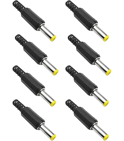 Amazon | uxcell DC電源コネクタ 5.5x2.1 mmDCオスコネクタ 電源