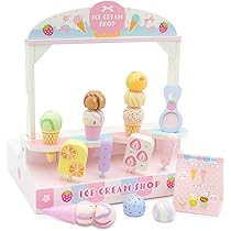 Amazon.co.jp: マザーガーデン 木のおもちゃ アイスクリーム ショップ