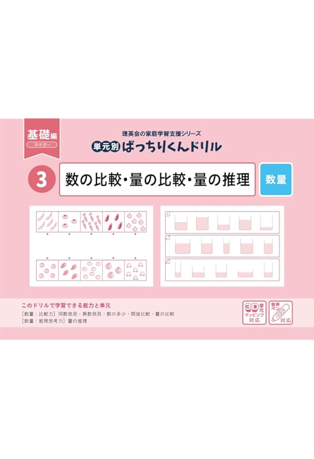 027 ばっちりくんドリル 甘さ・濃度・水の量(基礎編) (理英会の家庭