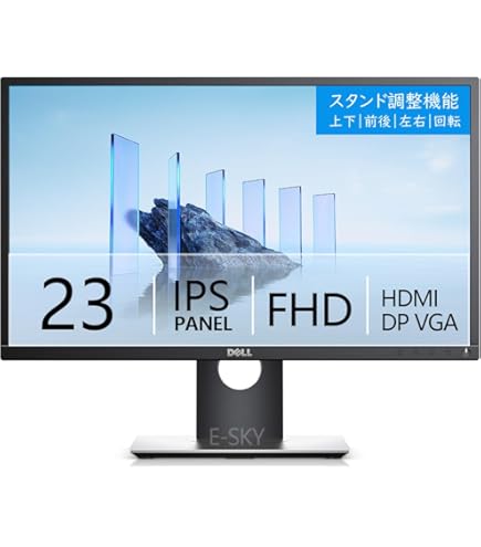 Amazon.co.jp: DELL モニター ディスプレイ 23インチ ワイド IPS×LED