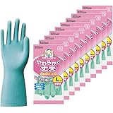 ダンロップ ホームプロダクツ 手袋 天然ゴム やわらかく丈夫 グリーン L キッチン 食器洗い 掃除 SP-8 10個セット