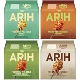 ARIH インスタント袋麺 4種アソート 130g×16個 ボンゴレ味、コチュジャンバター味、キム炒め麺味、トリュフ味 韓国ラーメン 汁なし炒め麺 詰め合わせ [並行輸入品]