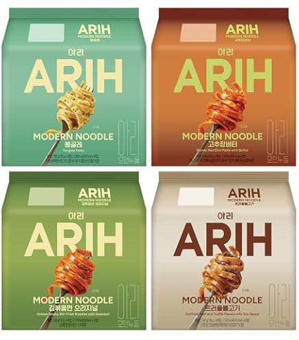 Amazon.co.jp: ARIH インスタント袋麺 4種アソート 130g×16個 ボンゴレ