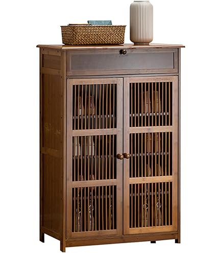 Amazon｜Yumcute シューズボックス下駄箱 幅65cm ルーバーシューズ