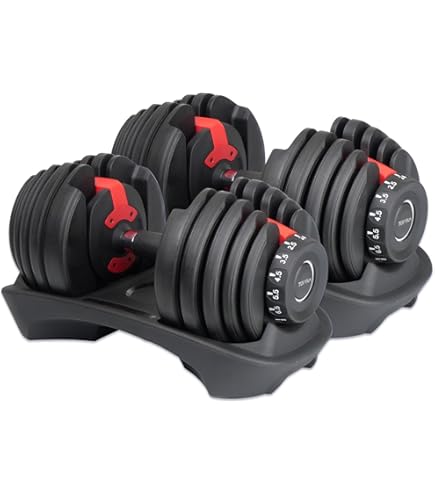 Amazon | 可変式ダンベル 4WD 20kg / 40kg アジャスタブルダンベル 2個