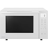 パナソニック オーブンレンジ 23L コンパクトモデル フラットテーブル 蒸気センサー ホワイト NE-FS3A-W