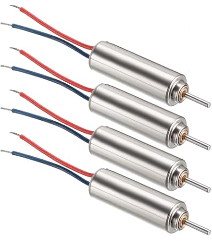 thumbnail image 2 of 6x10mm Coreless Micro DC Motor DC 1.5-3.7V 35000RPM Micro Motor For Airplane Model RC Toys - (10 Pcs 2 of 13