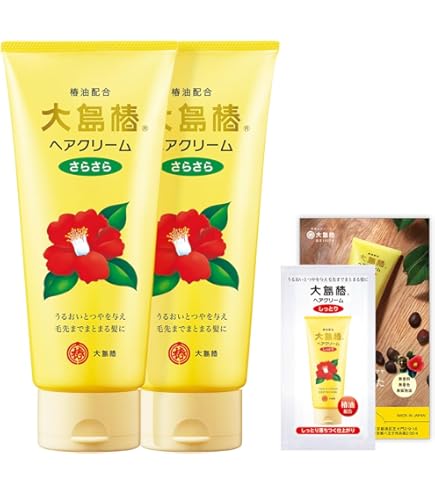 Amazon.co.jp: 大島椿 ヘアクリーム しっとり 160g (髪の量が多い方 髪