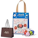 リンツ (Lindt) チョコレート リンドール ギフトバッグ 6個入 個包装 ギフト スプリング 手提げ袋付き ショッピングバッグS付