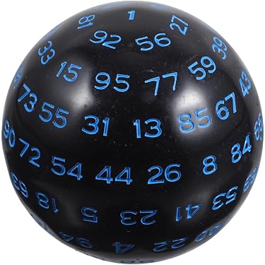 Amazon.co.jp: Totority 00面ダイス D100 サイコロ 1個 アクリル製