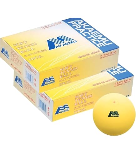 Amazon | アカエムボール ソフトテニス ボール アカエム 公認球