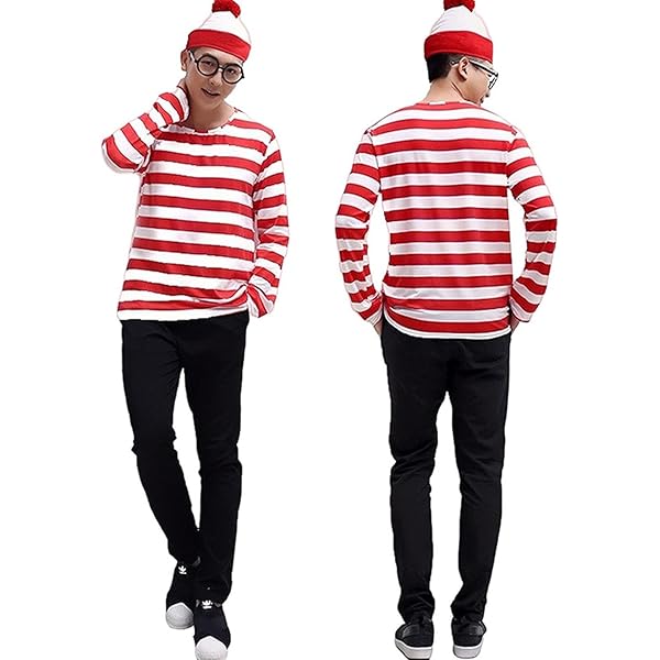 ウォーリーコスプレ　6個 Amazon.co.jp: [TUAHOUS] ウォーリー コスプレ クリスマス