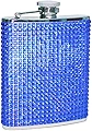 Visol VF2088 Visol Verve Blue Silistone 8 oz. Flask
