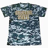 Colorado State Rams BadgerスポーツYouthグリーンデジタルCamo SS Tシャツ( M )