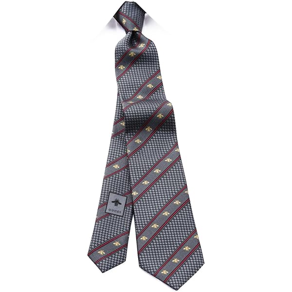 Amazon | GUCCI(グッチ)ネクタイ メンズ ビー（ハチ）ハニーストライプ