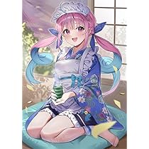 Amazon.co.jp: 湊あくあ クリアファイル 和メイド C103 イベント 