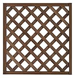 ＜レシナg＞ 樹脂製 ウッドプララティス （900×900mm／ウォルナット） フェンス DIY 園芸 ガーデニング 人工木 防腐 樹脂 雨に強い 旭興進株式会社 JJ PROHOME