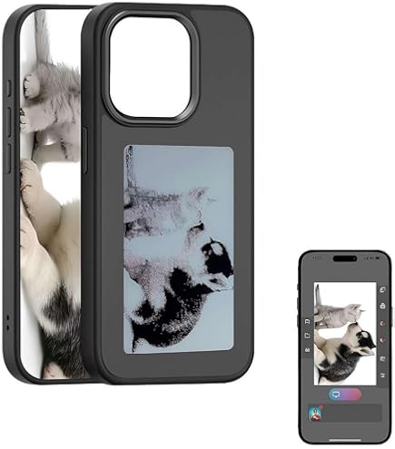 iPhone 15用 e-paper case 01 Amazon.com: Digital E-Ink Phone Case for iPhone 15 PRO MAX
