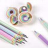 BAMBOLA 鉛筆 HB えんぴつ レインボーえんぴつ ペーパーペンシル Rainbow Pencils エンピツ ペンシル かわいいえんぴつ 虹鉛筆 にじえんぴつ 小学生文具 おもしろえんぴつ おしゃれ鉛筆 12本1ダース かわいい鉛筆 小学生鉛