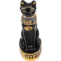 Amazon.co.jp: UPKOCH 古代エジプトの工芸品 黒猫の像 エジプト