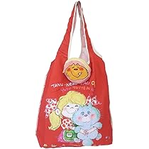 Amazon.co.jp: 水森亜土 エコバッグ ネコ レッド x ピンク
