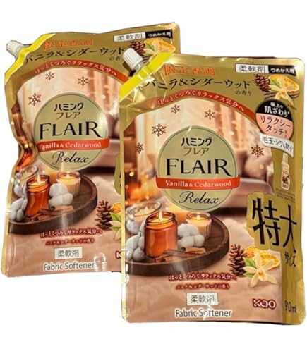 Amazon | ハミングフレア バニラ&シダーウッド 柔軟剤 本体 520ml