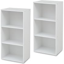 Amazon.co.jp: [山善] 【2個組】カラーボックス 3段 本棚 収納ボックス