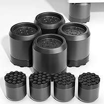 ⭐️洗濯機用 防振かさ上げ台 8個入り 底上げ 防振ゴム ブラック Amazon.co.jp: Ezprotekt 洗濯機用 防振かさ上げ台 8個入り