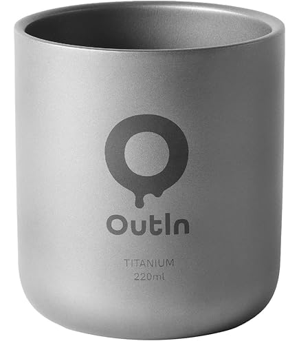 SOTO Outdoors - AeroMug Titanium 450ml Camping Mug - Light Weight