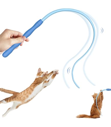 Amazon | 猫じゃらし ねずみのしっぽ ペットおもちゃ 猫用 釣り竿