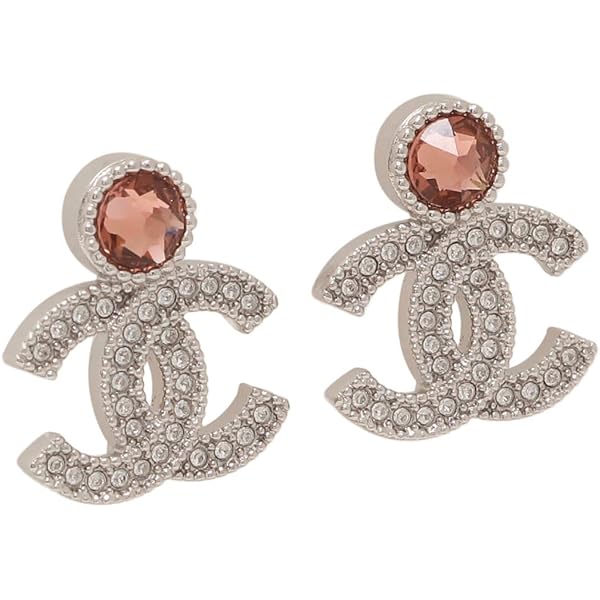 Amazon | [シャネル]CHANEL A88429 CCメタル＆ストラス ピアス
