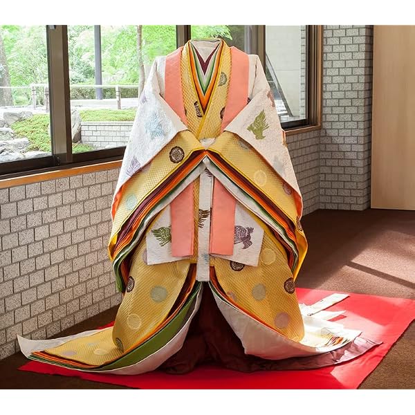 Amazon.co.jp: ☆工場直売☆ 平安時代 衣裳/十二単 12単衣 赤系