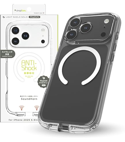 Amazon.co.jp: Simplism シンプリズム iPhone 17 Pro [LIGHT SHIELD