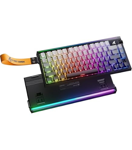 Amazon | ATTACK SHARK R82 HE 8000Hz ラピッドトリガーキーボード 