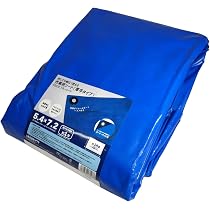 Amazon | ブルーシート 10m×10m 2枚入 ＃3000シート 厚手ブルー