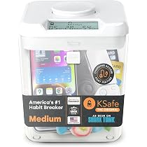 Amazon.co.jp: Kitchen Safe: Time Locking Container (White Lid +