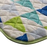 敷き布団 セミダブル 敷き毛布 敷きパッド マイクロファイバー 静電気防止 ウォッシャブル フラッググリーン