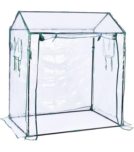 Amazon.co.jp: JvFun ビニールハウス ビニール温室 大型 カバー付き