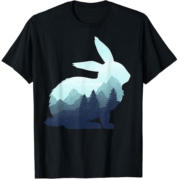 Amazon | ポケット ホワイト 子ウサギ Tシャツ | Tシャツ・カットソー 通販