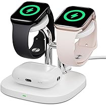 Amazon.co.jp: iPhone 17/16対応 ワイヤレス充電器 2台