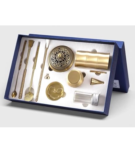 香の器セット 丸 真鍮 – お香セレクトショップkuyu 真鍮のお香作り