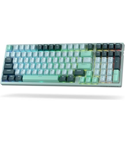 Amazon | IPOTCH ZUOYA X51メカニカルゲーミングキーボード、87キーRGB